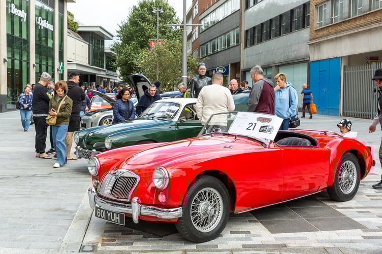 Cars will line up all the way from Victoria Square, down Commercial Way and along Mercia Walk