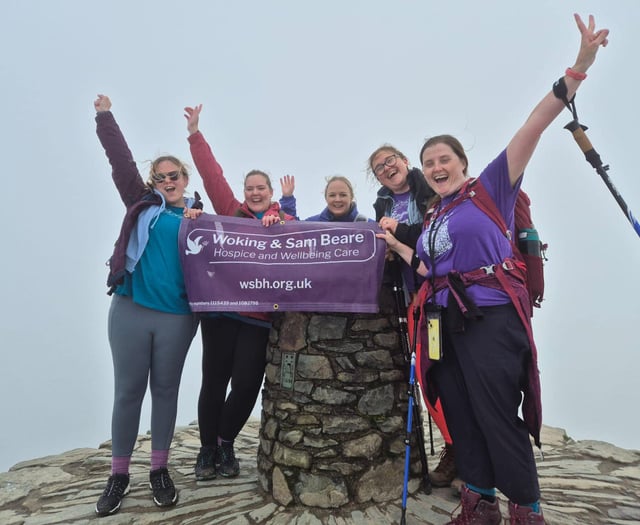 Hospice team take on Mount Snowdon 