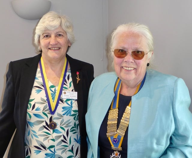 Rotary Club's new president and swimathon update