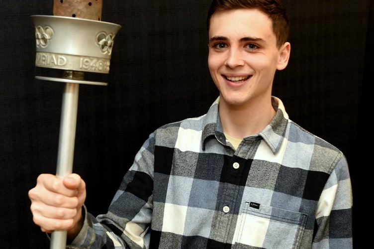 An original 1948 London Olympic Games Relay Torch