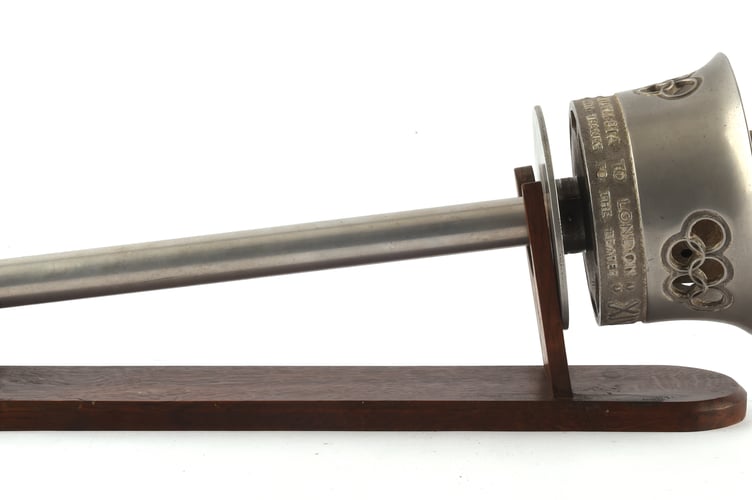 Original 1948 London Olympic Games Relay Torch 2
