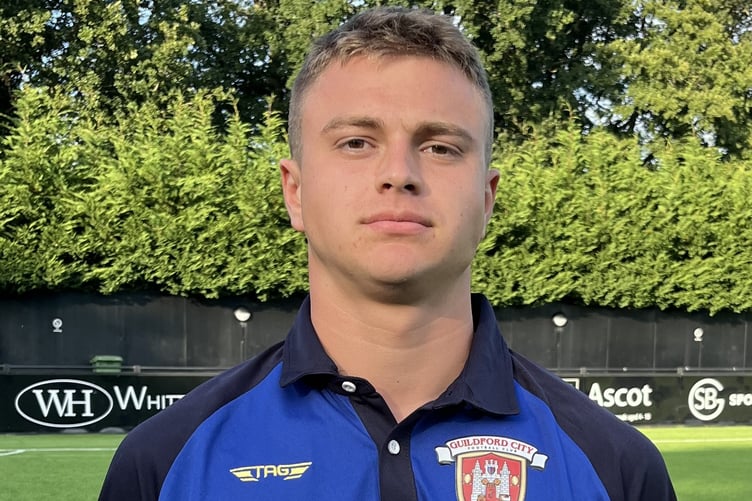 Guildford City goalkeeper Jacob Terry