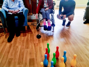 Class act: Cardinals help build team spirit at care home