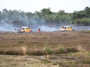 Caution urged after fire at Chobham Common 