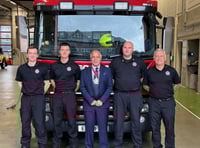 Surrey Fire and Rescue Service honour the work of emergency services
