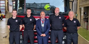 Surrey Fire and Rescue Service honour the work of emergency services