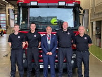Surrey Fire and Rescue Service honour the work of emergency services