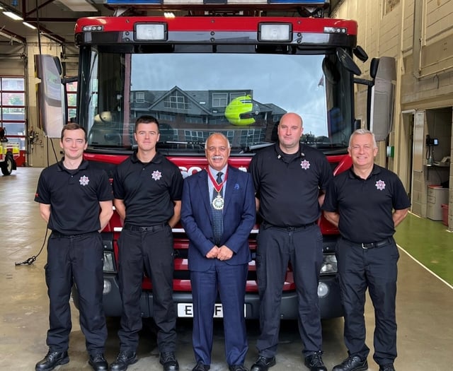 Surrey Fire and Rescue Service honour the work of emergency services