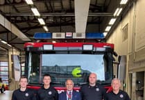 Surrey Fire and Rescue Service honour the work of emergency services on 999 Day