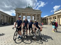 Sons of late cyclist raise more than £12,000 in their dad's memory