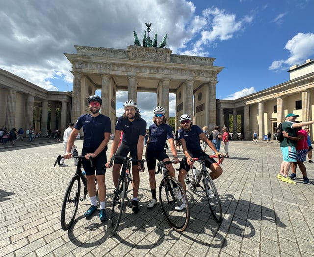 Sons of late cyclist raise more than £12,000 in their dad's memory