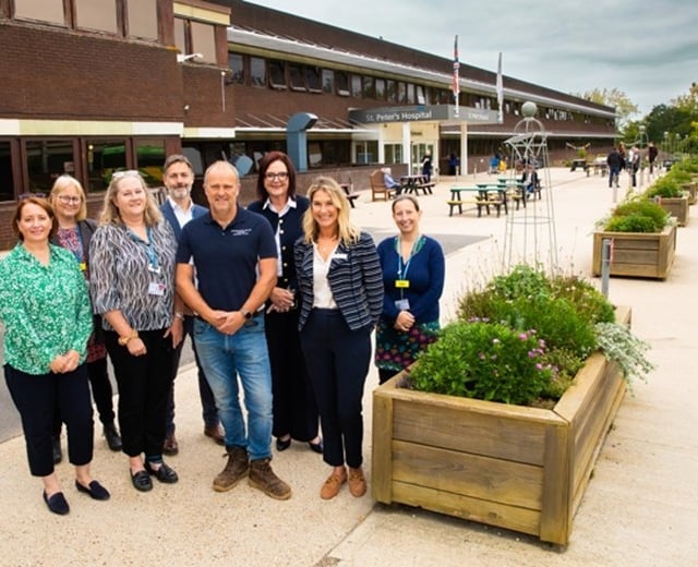 Vibrant planter displays help brighten St Peter's Hospital 