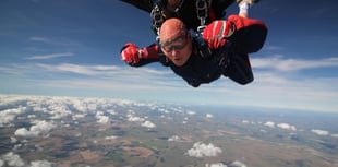 Woking chef takes on stirring skydive challenge for charity