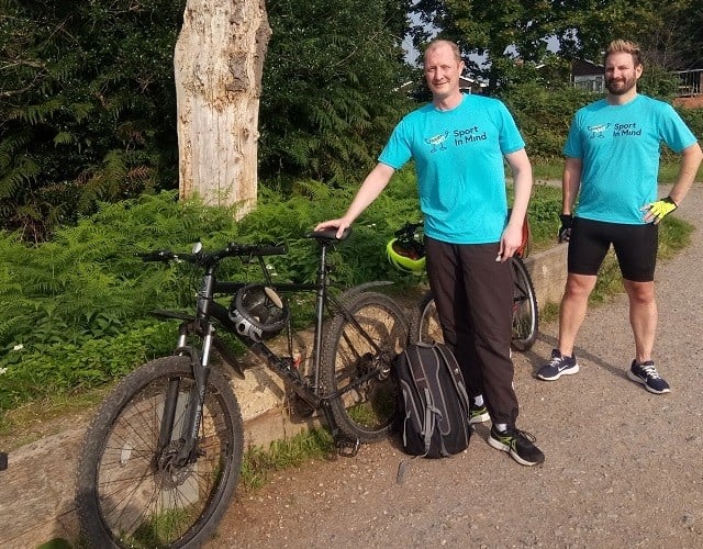 Healthcare team take on cycle challenge to raise money for charity