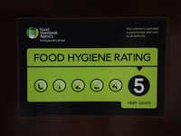 Food hygiene ratings given to two Woking takeaways