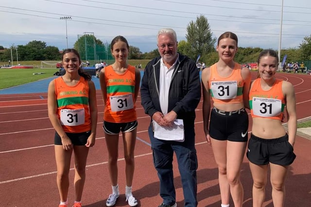 Four medals for Woking at Surrey County Relay Championships