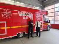 New welfare unit arrives at Woking Fire Station 