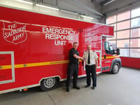 New welfare unit arrives at Woking Fire Station 