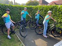 Woking grandad thanks colleagues for bowel cancer bike ride