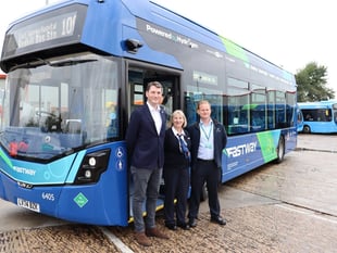 New hydrogen powered buses driving a greener future in Surrey