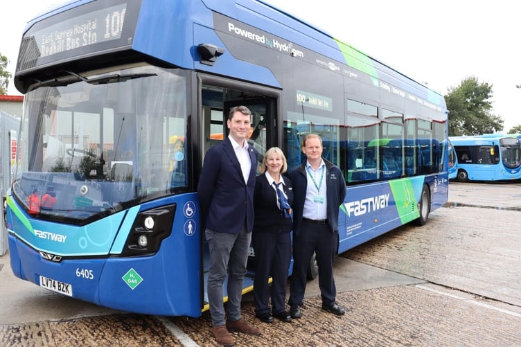 Surrey County Council new hydrogen buses