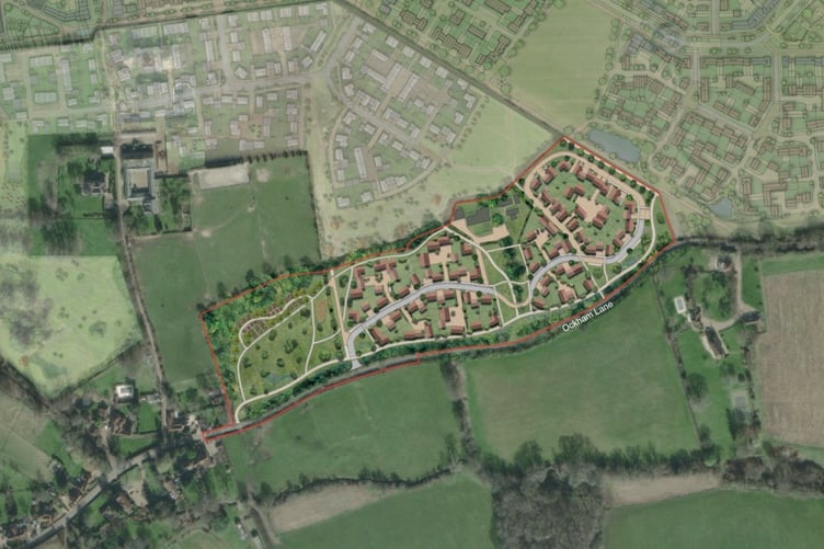 Plan for 70 homes on land south of Wisley Airfield