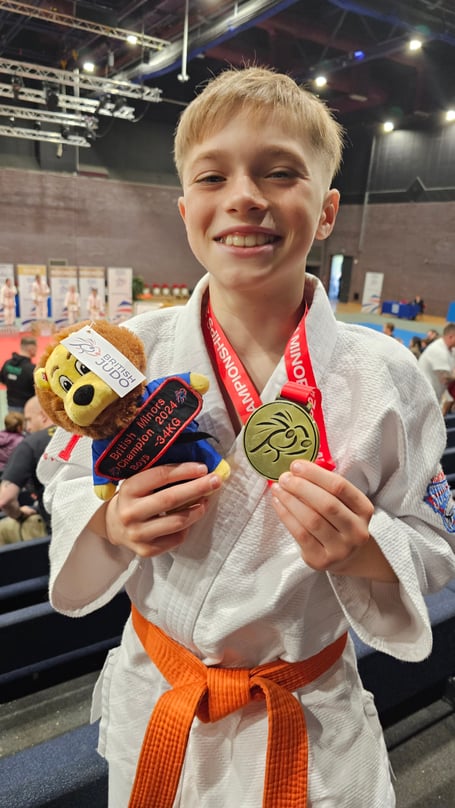 Egeu Ghenciu won gold at the British Minors Championships