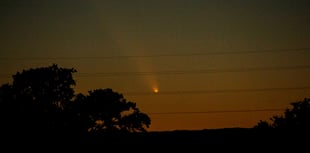 Comet last seen 80,000 years ago lights up Surrey sky