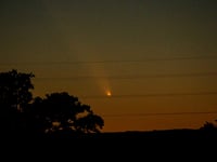 Comet last seen 80,000 years ago lights up Surrey sky