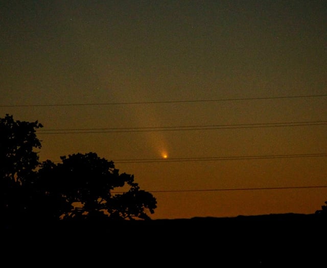 Comet last seen 80,000 years ago lights up Surrey sky