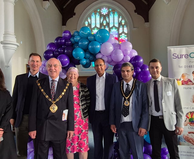 Jeremy Hunt opens new Surrey home care company 