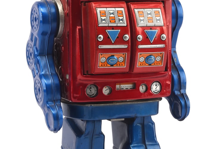A Japanese tinplate robot by Horikowa