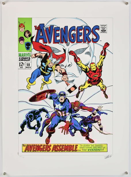 A rare collection of classic Marvel Comics book covers signed by legendary writer Stan Lee just before his death could fetch £10,000 at auction. Photo released October 28 2024. The stunning limited edition box set of three portfolios has 12 giclee prints made by the publisher and Washing Green Fine Arts in 2018. Each focuses on a specific hero or group of heroes, including Avengers, Hulk, and Spider-Man, reproducing covers that originally appeared between 1962 and 1990.