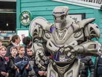 Students build up head of steam at Thorpe Park