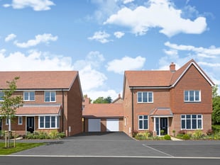 Construction advances at new Ottershaw homes development