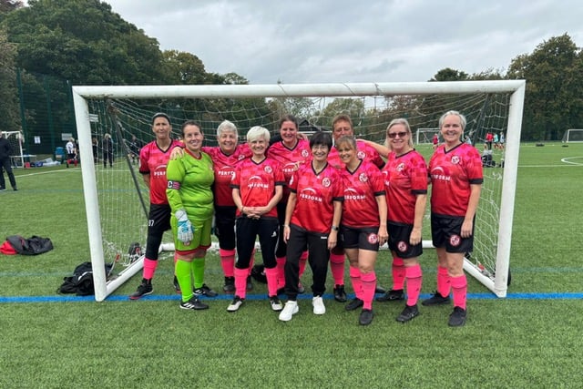 Woking Women's Walking Football Club play in Division Two of the Thames Valley League