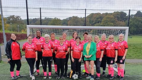 Woking Women’s Walking Football Club celebrate successful first year
