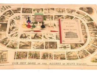 Rare Victorian board game inspired by climbing hero up for auction