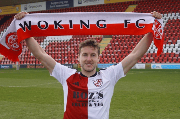 Frank Vincent, Woking FC, December 6th 2024.