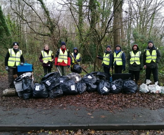 Just another litter pick for the Woking Litter Warriors