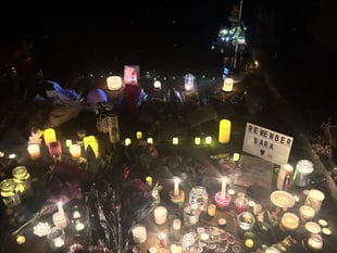 Hundreds join Horsell vigil to remember Sara Sharif