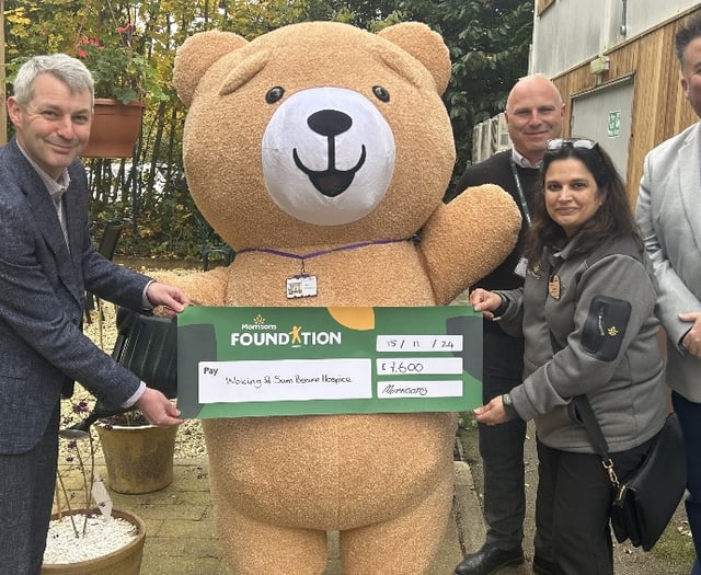 Morrisons grant will enhance hospice garden