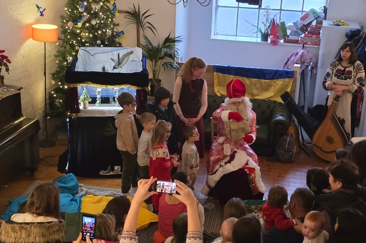 Christmas celebration at the Lighthouse Ukrainian hub
