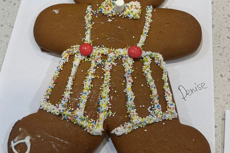 Gingerbread Man competition at Silverbirch House