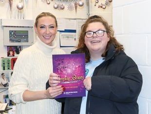 Superfan from Pirbright meets Faye Tozer for her 19th birthday 