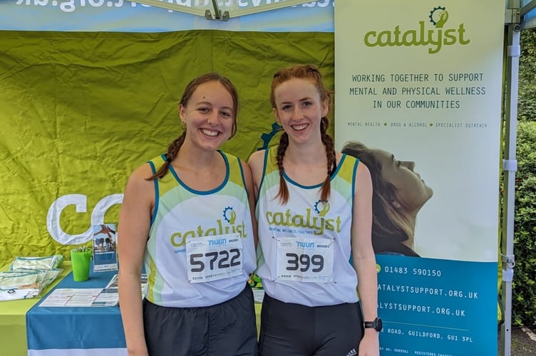 Eve and Millie ran the Surrey Half Marathon in 2024 for Catalyst Support