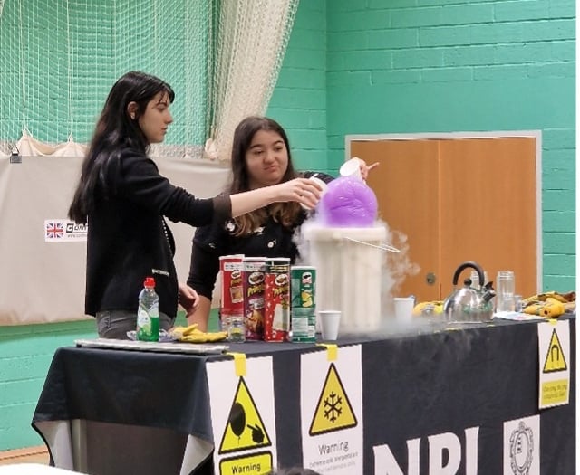 Science lesson made to measure for Abbey School students