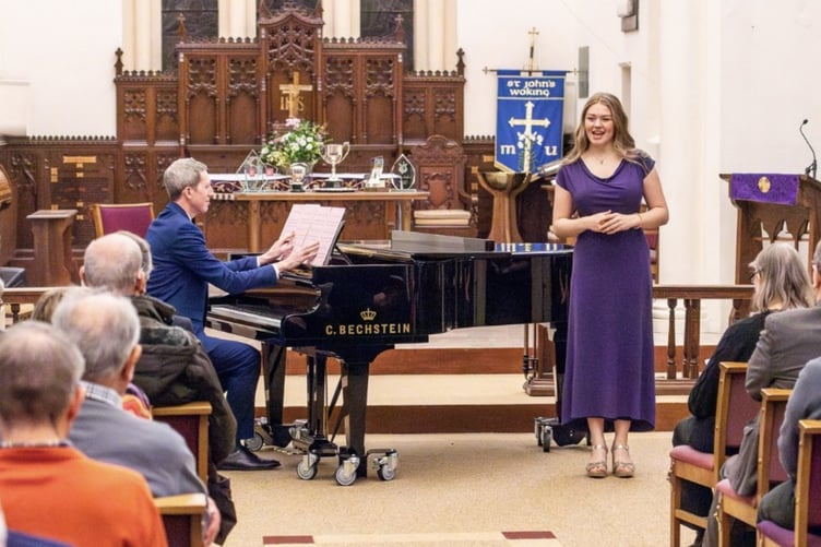 Emily Hallett was awarded Most Promising Young Singer Award 2024