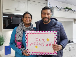 Local couple’s lucky win: A dream kitchen from Inspire Kitchens!