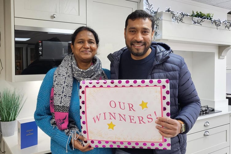 Shobin and Sneha from West End, Woking